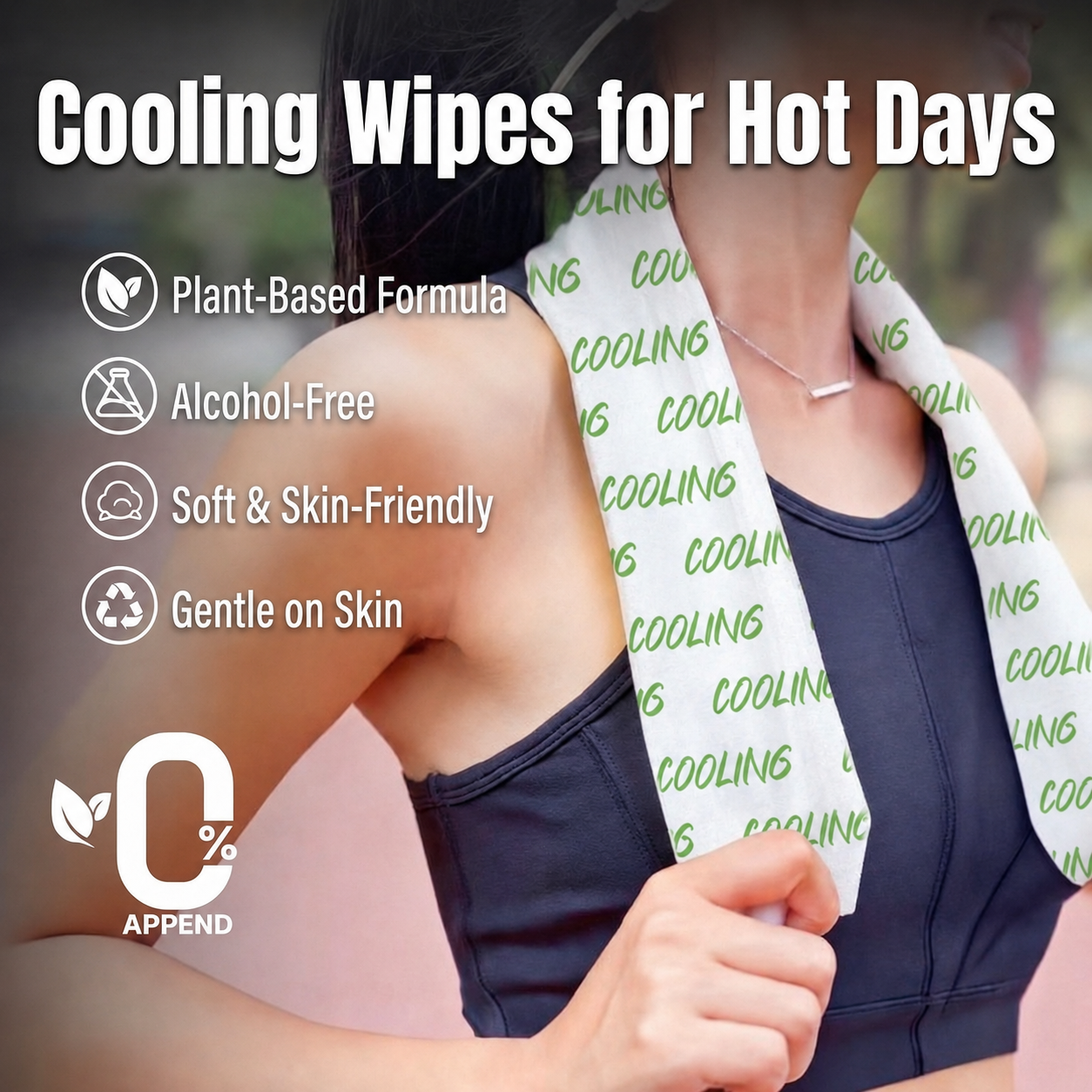 Cooling Body Wipes, Individually Wrapped Body Cooling Wipes for Gym, Hot Weather, Travel & Camping, Extra Thick Oversized No-Rinse Shower Wipes, Mint Chill Scent