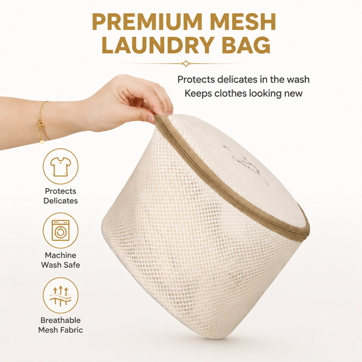 Popilush Mesh Laundry Bag-live