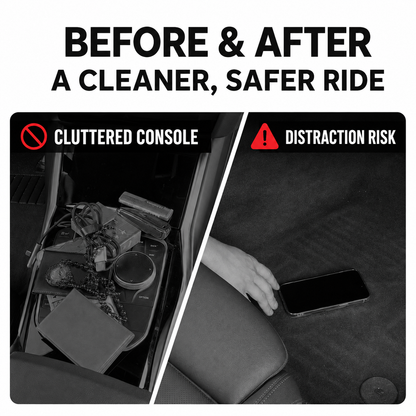 Premium Leather Car Door Organizer
