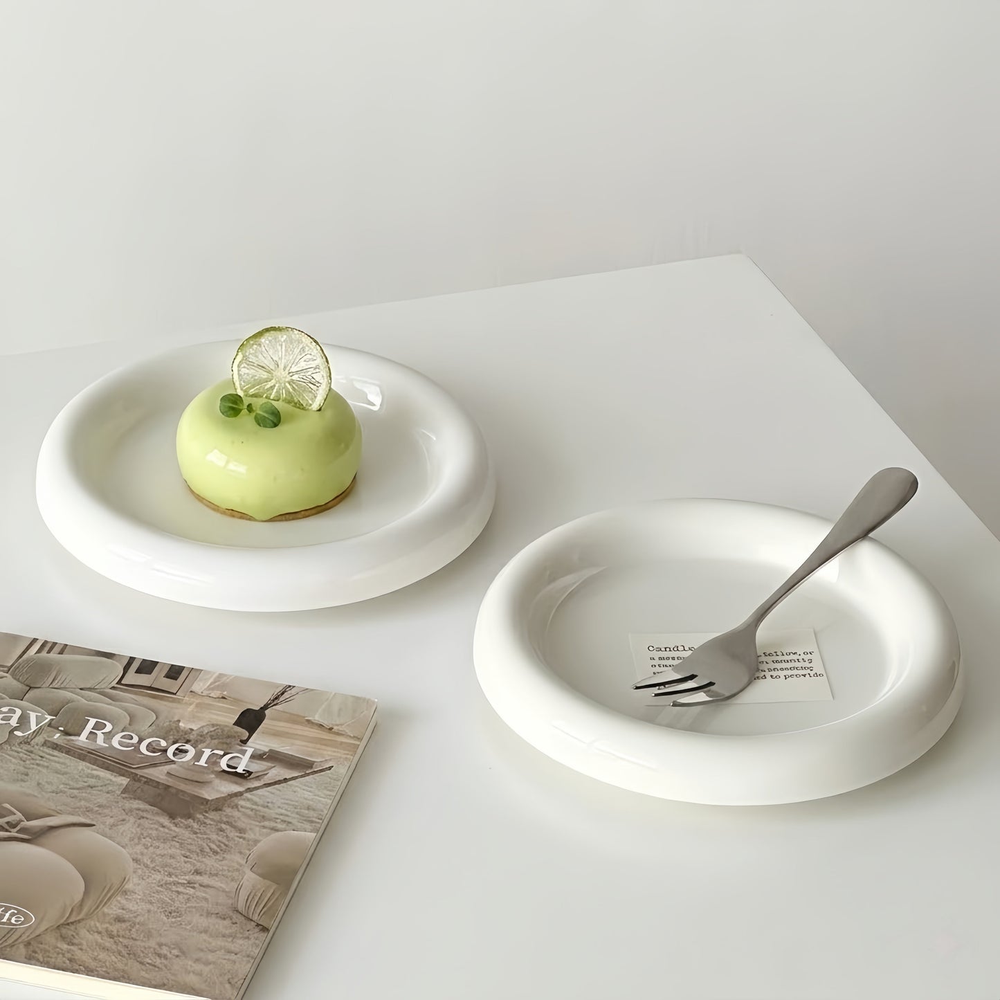 "Chubby" Aesthetic Ceramic Dessert Plate