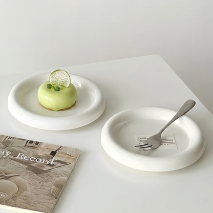 "Chubby" Aesthetic Ceramic Dessert Plate