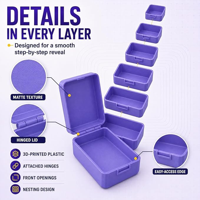 Six-Layer Nesting Surprise Gift Box