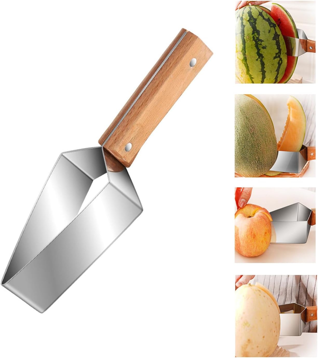 Triangle Watermelon Cutter Large Piece Watermelon Slicer Stainless Steel Summer