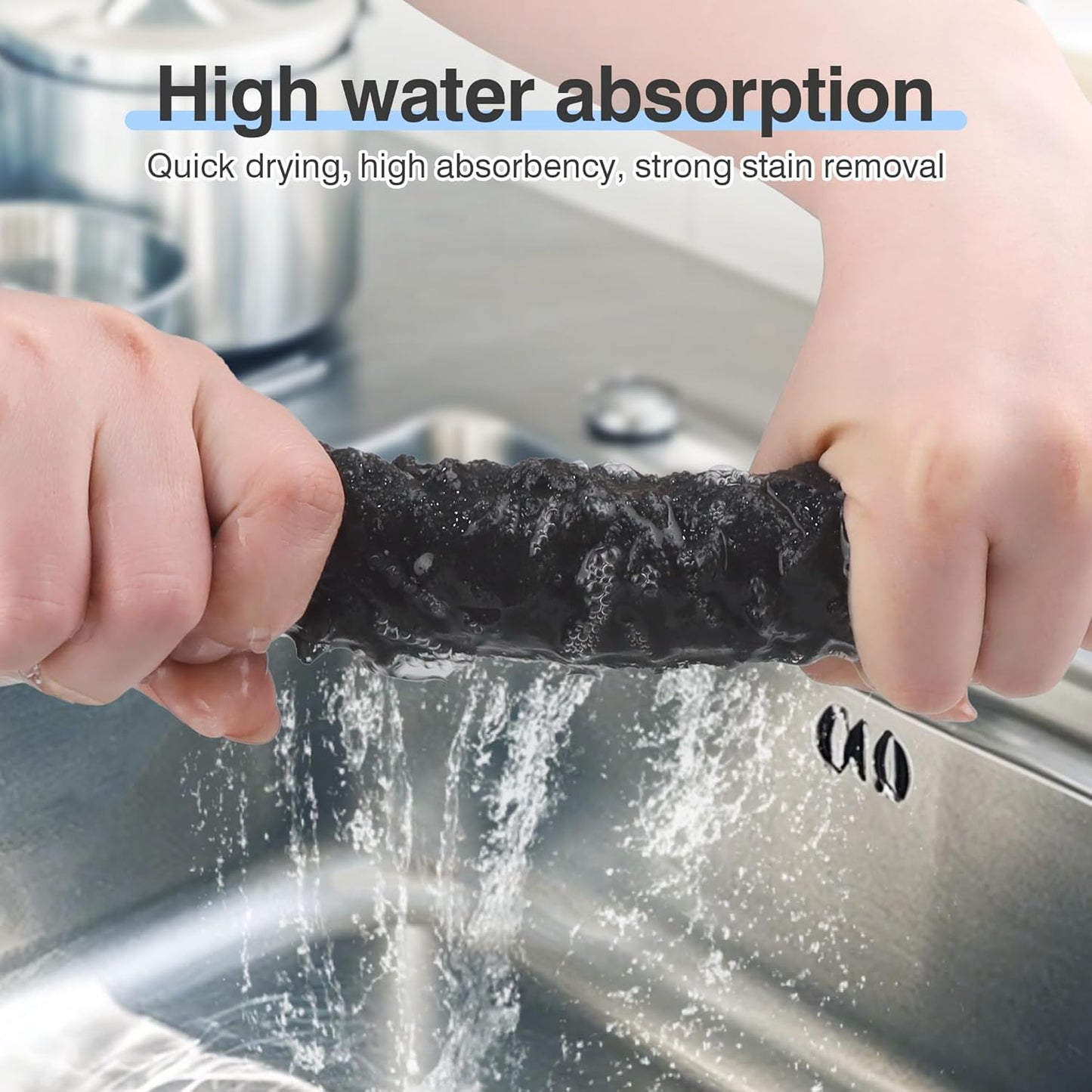Thickened Magic Cleaning Cloth, Microfiber Streak Free Cloth, Reuseable Magic Fiber Towels Rags, Cleaning cloths with multipurpose use, miracle cloths for glass, kitchen and vehicle windows.