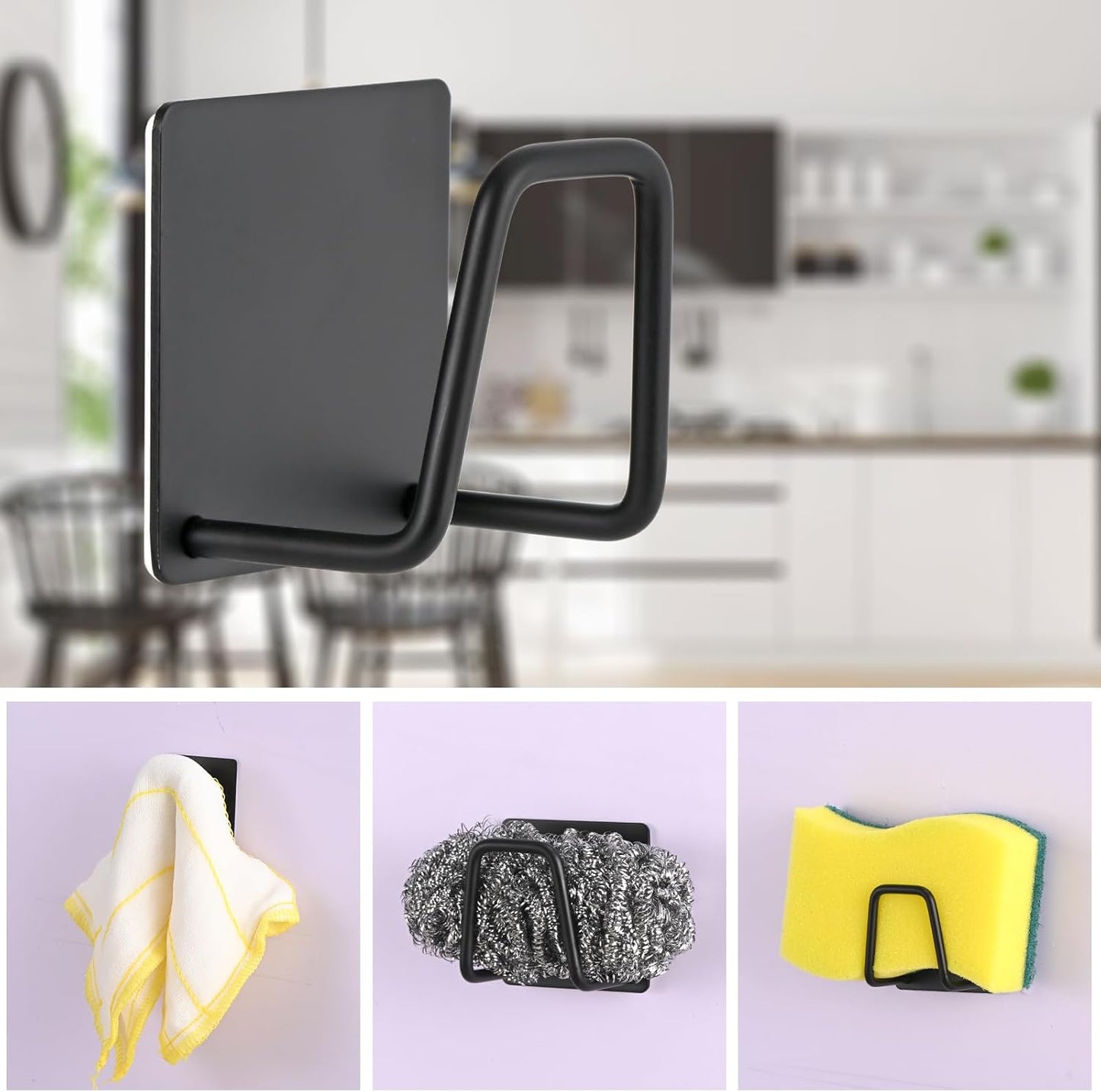 Adhesive Sponge Holder for Kitchen Sink