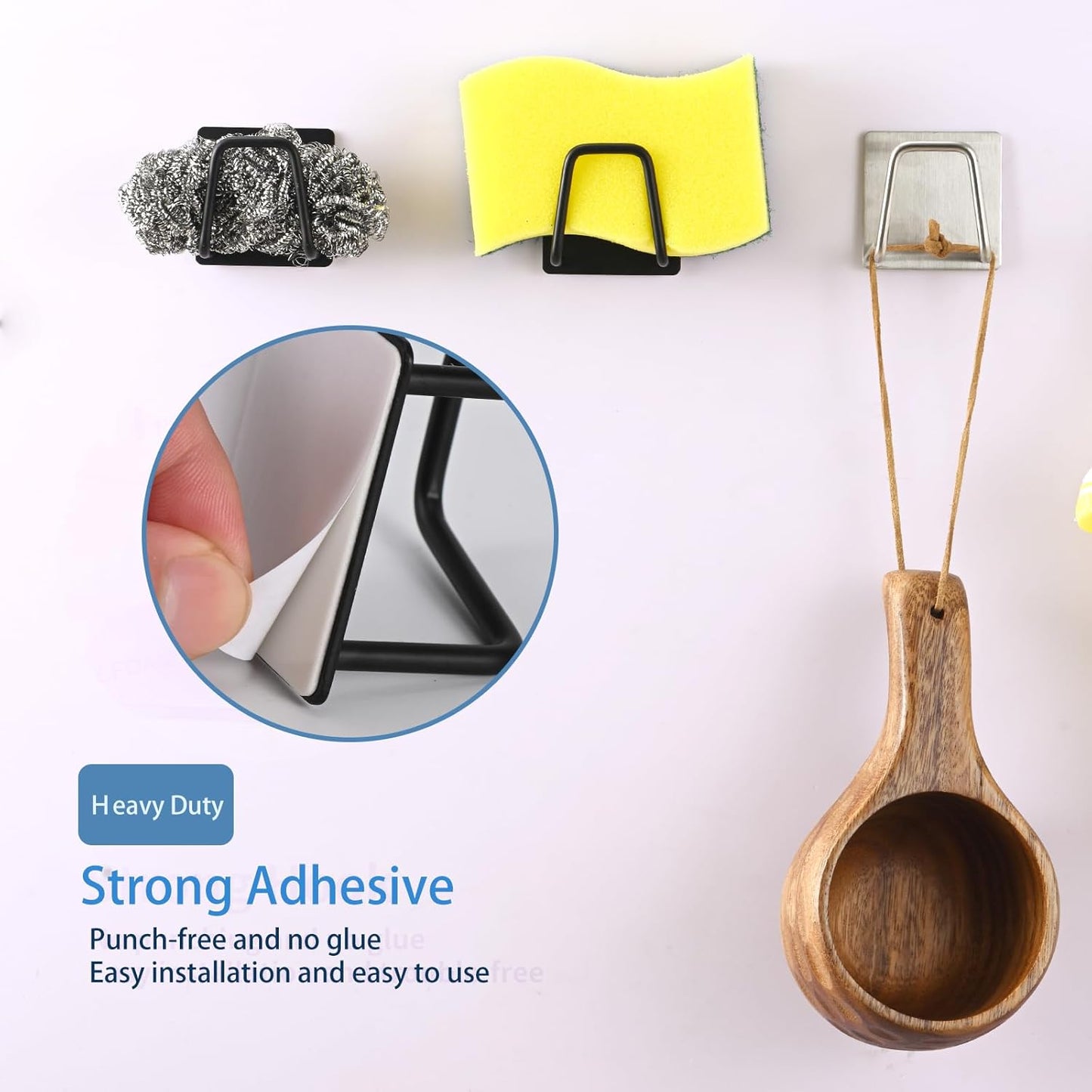 Adhesive Sponge Holder for Kitchen Sink