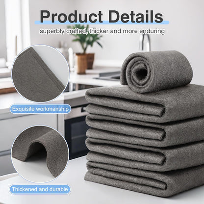 Thickened Magic Cleaning Cloth, Microfiber Streak Free Cloth, Reuseable Magic Fiber Towels Rags, Cleaning cloths with multipurpose use, miracle cloths for glass, kitchen and vehicle windows.