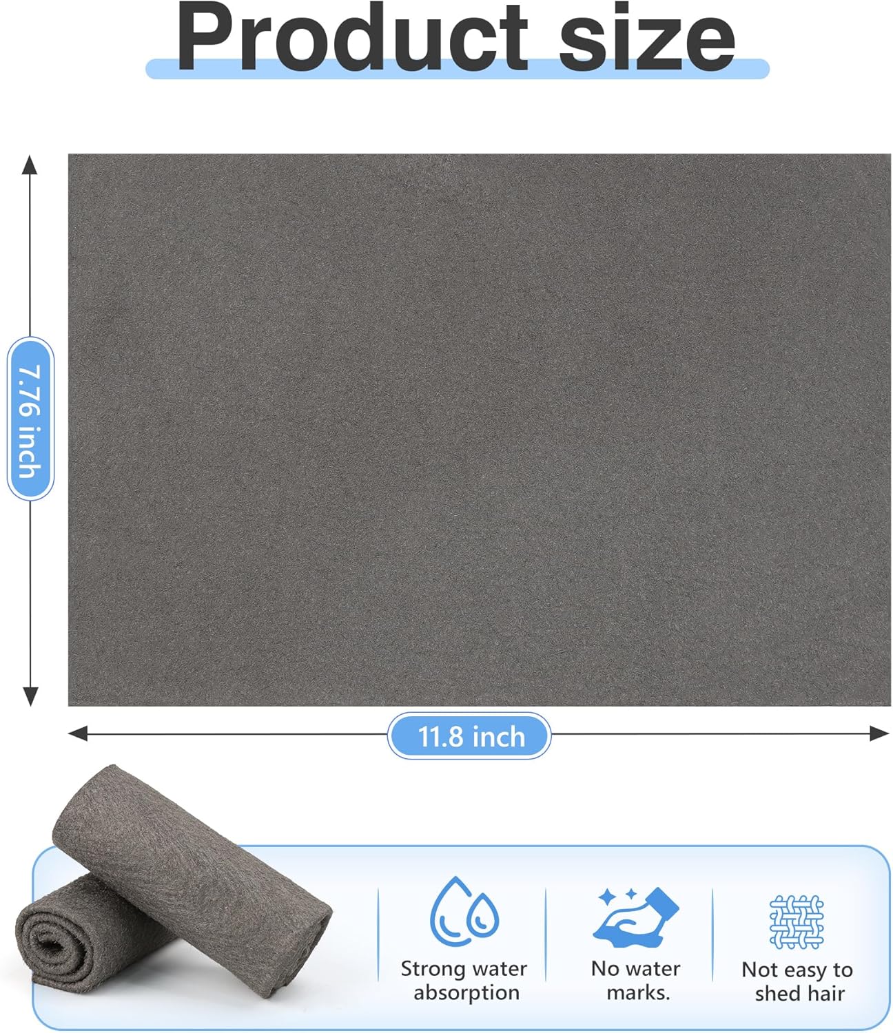 Thickened Magic Cleaning Cloth, Microfiber Streak Free Cloth, Reuseable Magic Fiber Towels Rags, Cleaning cloths with multipurpose use, miracle cloths for glass, kitchen and vehicle windows.