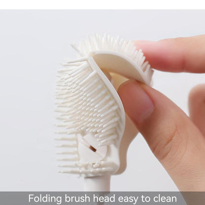 Buy one get one free 360° Silicone Bottle Cleaning Brush with Long Handle – Soft Bristle Cup Cleaner for Baby Bottles, Sports Bottles, Hydro Flasks, Lids, Teapots, Bowls & Narrow Containers Bottlewasher