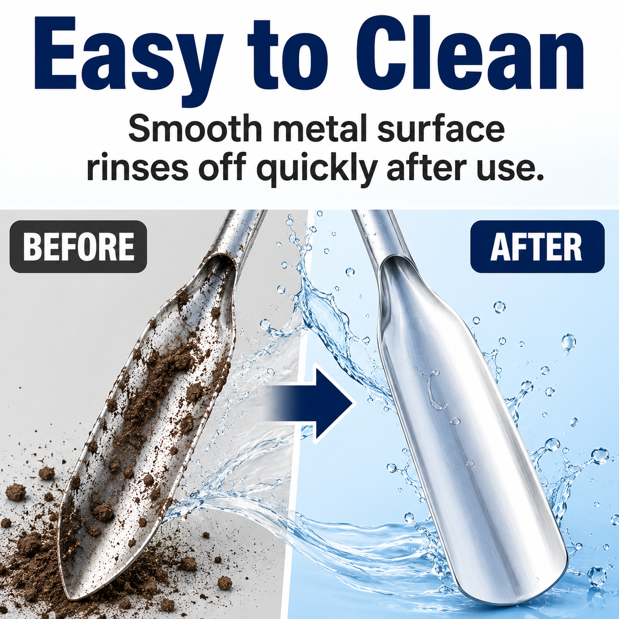 🪴 Flat Trowel (Best for Scooping & Edging)