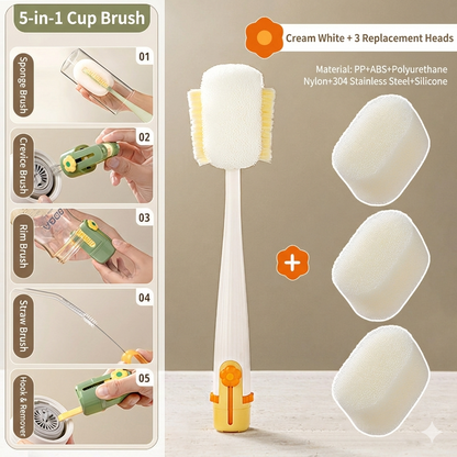 5-in-1 Bottle & Straw Cleaning Brush