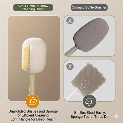 5-in-1 Bottle & Straw Cleaning Brush