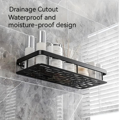 No-Drill Bathroom Shelves, Shower Organizer for Shampoo & Soap
