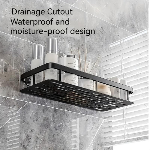 No-Drill Bathroom Shelves, Shower Organizer for Shampoo & Soap