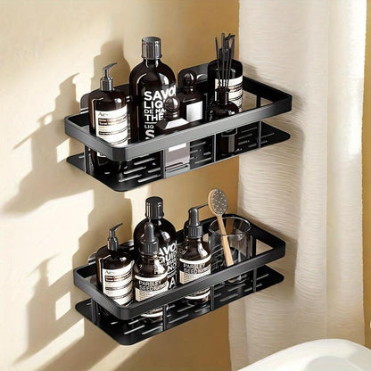 No-Drill Bathroom Shelves, Shower Organizer for Shampoo & Soap