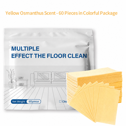 60-Pieces Multi-Effect Floor Cleaning Sheets