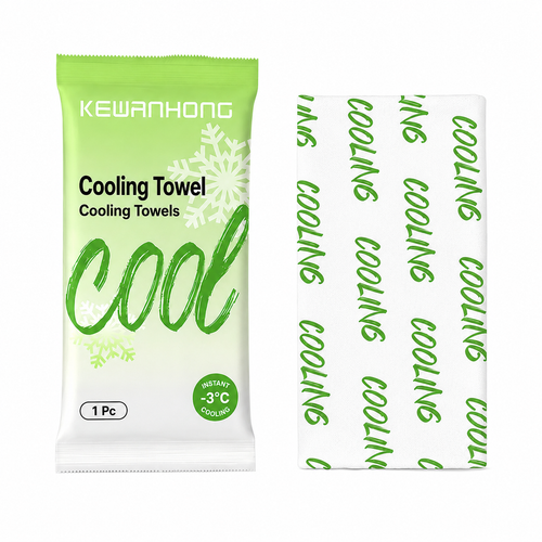 Cooling Body Wipes, Individually Wrapped Body Cooling Wipes for Gym, Hot Weather, Travel & Camping, Extra Thick Oversized No-Rinse Shower Wipes, Mint Chill Scent